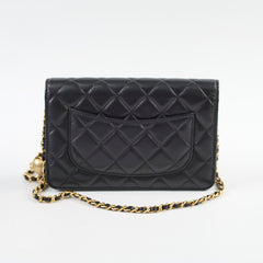 Chanel Wallet on Chain WOC Pearl Crush Lambskin Black