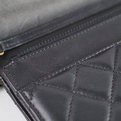 Chanel Wallet on Chain WOC Pearl Crush Lambskin Black