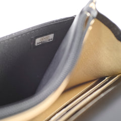 Chanel Wallet on Chain WOC Pearl Crush Lambskin Black