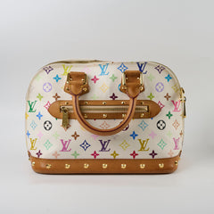 Louis Vuitton Alma PM Multicolour White