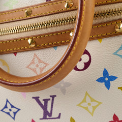 Louis Vuitton Alma PM Multicolour White