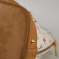 Louis Vuitton Alma PM Multicolour White