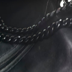 Saint Laurent Lou Puffer Small So Black