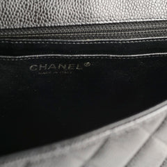 Chanel Classic Flap Jumbo Black Caviar
