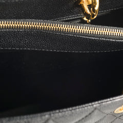 Chanel Caviar Grand Shopping Tote GST Black Series 19