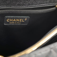 Chanel Caviar Grand Shopping Tote GST Black Series 19