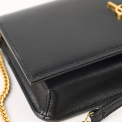 Saint Laurent Leather Phone Holder with Chain