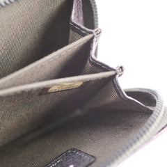 Chanel Boy Zip Coin Purse Iridescent Purple