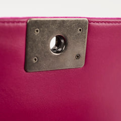 Chanel Boy Small Velvet Pink/Purple