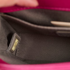 Chanel Boy Small Velvet Pink/Purple