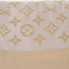 Louis Vuitton Monogram Shine Shawl Greige