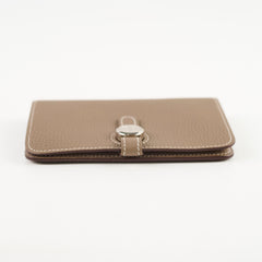 Hermes Dogon Compact Wallet Etoupe 2020