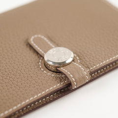 Hermes Dogon Compact Wallet Etoupe 2020