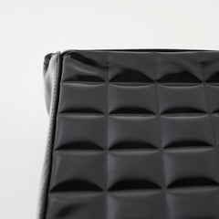 Chanel Chocolate Bar Patent Leather Shoulder Bag Black