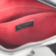 Chanel Chocolate Bar Patent Leather Shoulder Bag Black