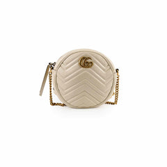 Gucci Ophidia Round Crossbody White Ivory