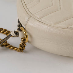 Gucci Ophidia Round Crossbody White Ivory