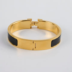 Hermes Clic H Bracelet PM Black