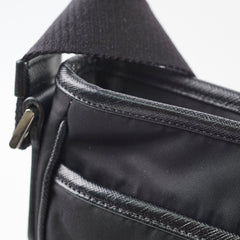 Prada Nylon Messenger Bag Black