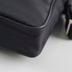 Prada Nylon Messenger Bag Black
