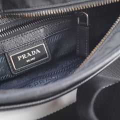 Prada Nylon Messenger Bag Black