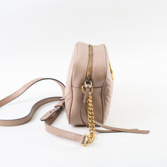 Gucci Small Marmont Camera Crossbody Bag Dusty Pink