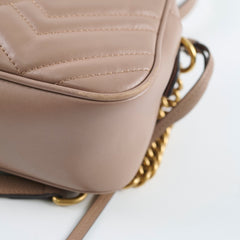 Gucci Small Marmont Camera Crossbody Bag Dusty Pink