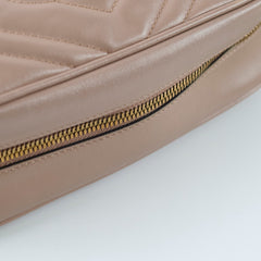 Gucci Small Marmont Camera Crossbody Bag Dusty Pink