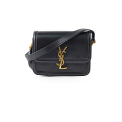 Saint Laurent Small Solferino Satchel Black