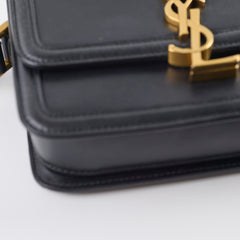 Saint Laurent Small Solferino Satchel Black