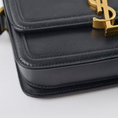 Saint Laurent Small Solferino Satchel Black