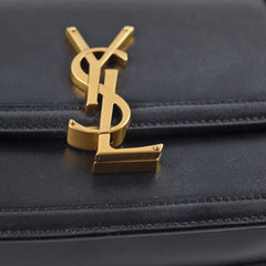 Saint Laurent Small Solferino Satchel Black