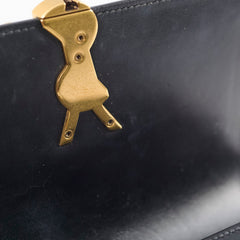 Saint Laurent Small Solferino Satchel Black