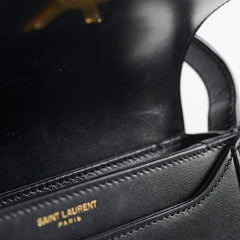 Saint Laurent Small Solferino Satchel Black