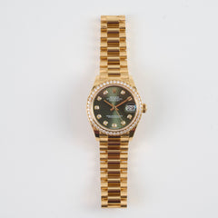 Rolex Datejust 31mm Green Dial with Diamonds (2023)