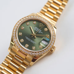 Rolex Datejust 31mm Green Dial with Diamonds (2023)