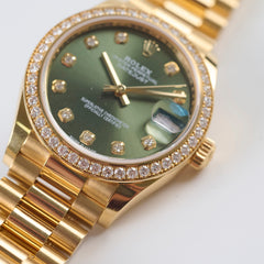 Rolex Datejust 31mm Green Dial with Diamonds (2023)