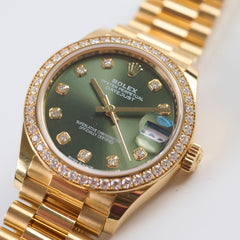 Rolex Datejust 31mm Green Dial with Diamonds (2023)
