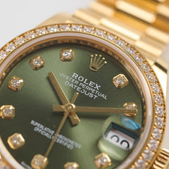 Rolex Datejust 31mm Green Dial with Diamonds (2023)