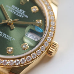 Rolex Datejust 31mm Green Dial with Diamonds (2023)