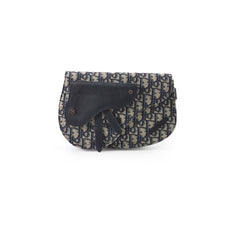 Dior Mens Saddle Body Bag Oblique Navy