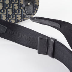 Dior Mens Saddle Body Bag Oblique Navy