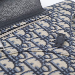 Dior Mens Saddle Body Bag Oblique Navy