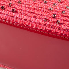 Dior Fringe Tweed Rhinestone Medium Lady Dior