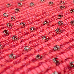 Dior Fringe Tweed Rhinestone Medium Lady Dior