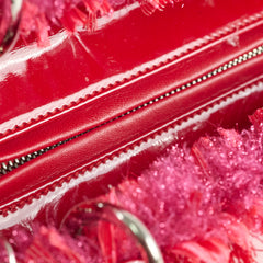 Dior Fringe Tweed Rhinestone Medium Lady Dior