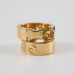 Cartier Love Hoop Earrings Classic Model 2 Diamonds