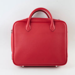 Hermes Steve Bag Clemence Red - R Square Stamp