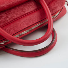 Hermes Steve Bag Clemence Red - R Square Stamp