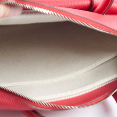 Hermes Steve Bag Clemence Red - R Square Stamp